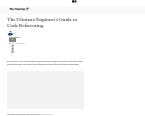 The Ultimate Engineer’s Guide to Code Refactoring