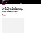 How To Attract More Customers by Creating an Irresistible Unique Selling Proposition (USP)
