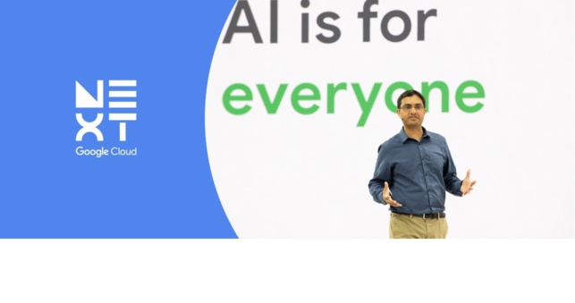 GOOGLE NEXT'19. LA INTELIGENCIA ARTIFICIAL ES PARA TODOS.