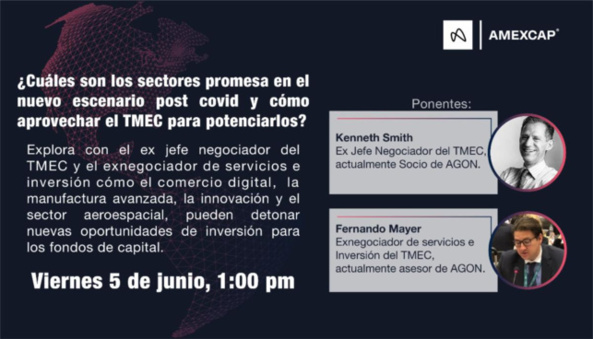 AMEXCAP. ¿Cuáles son los sectores promesa en el nuevo escenario post-Covid y cómo aprovechar el TMEC para potenciarlos? AMEXCAP. ¿Cuáles son los sectores promesa en el nuevo escenario post-Covid y cómo aprovechar el TMEC para potenciarlos?