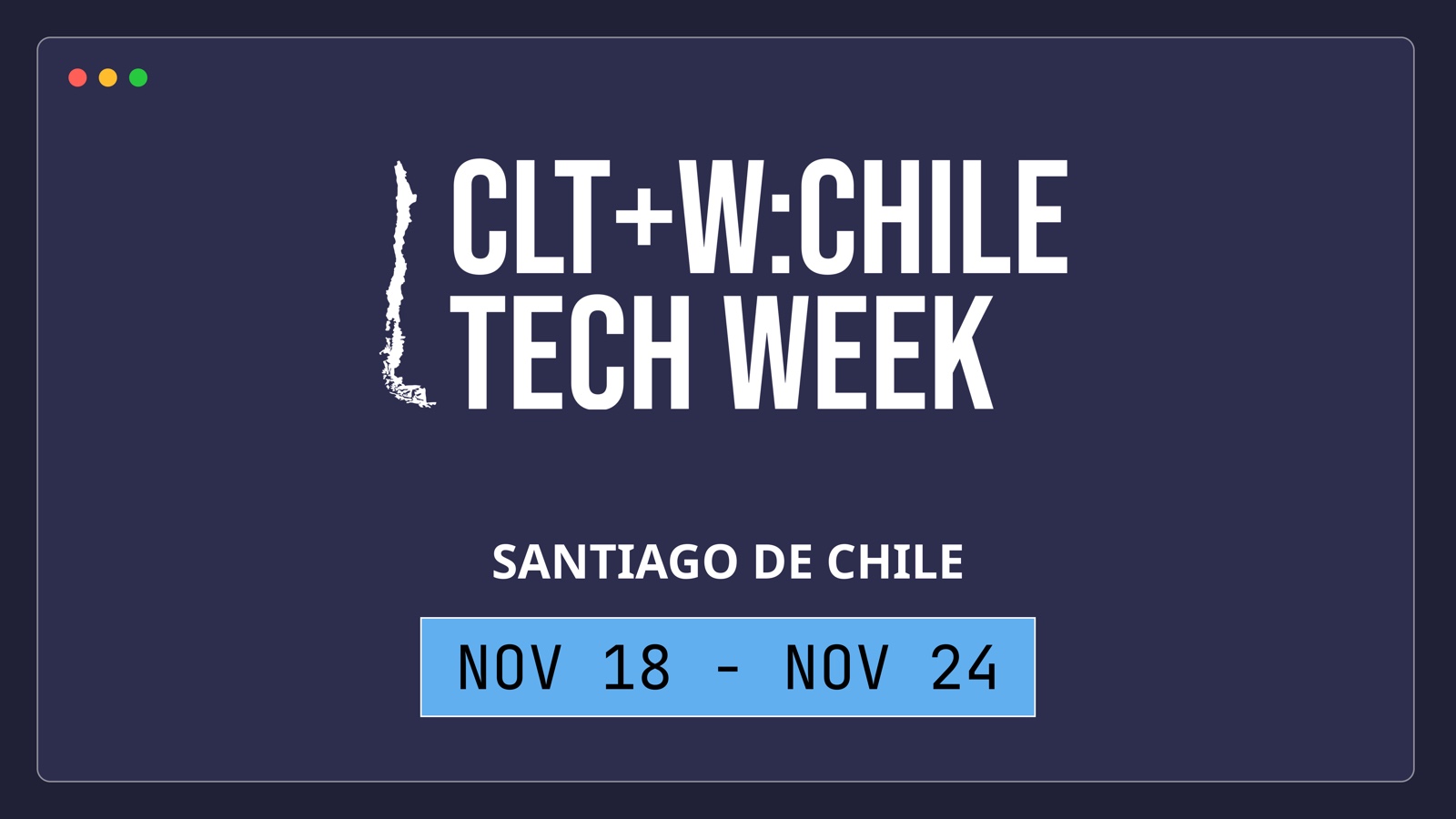 Chile Tech Wek Chile Tech Wek